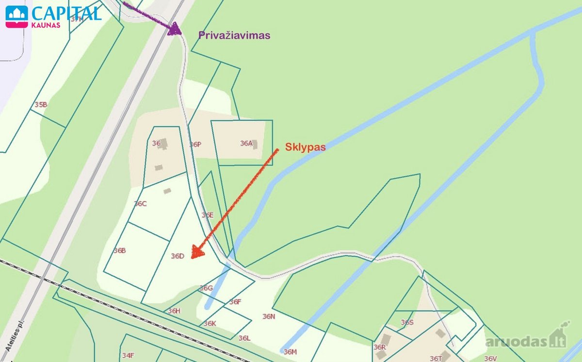 Parduodamas 33,53 arų sklypas Ateities pl. - nuotraukos Nr. 6