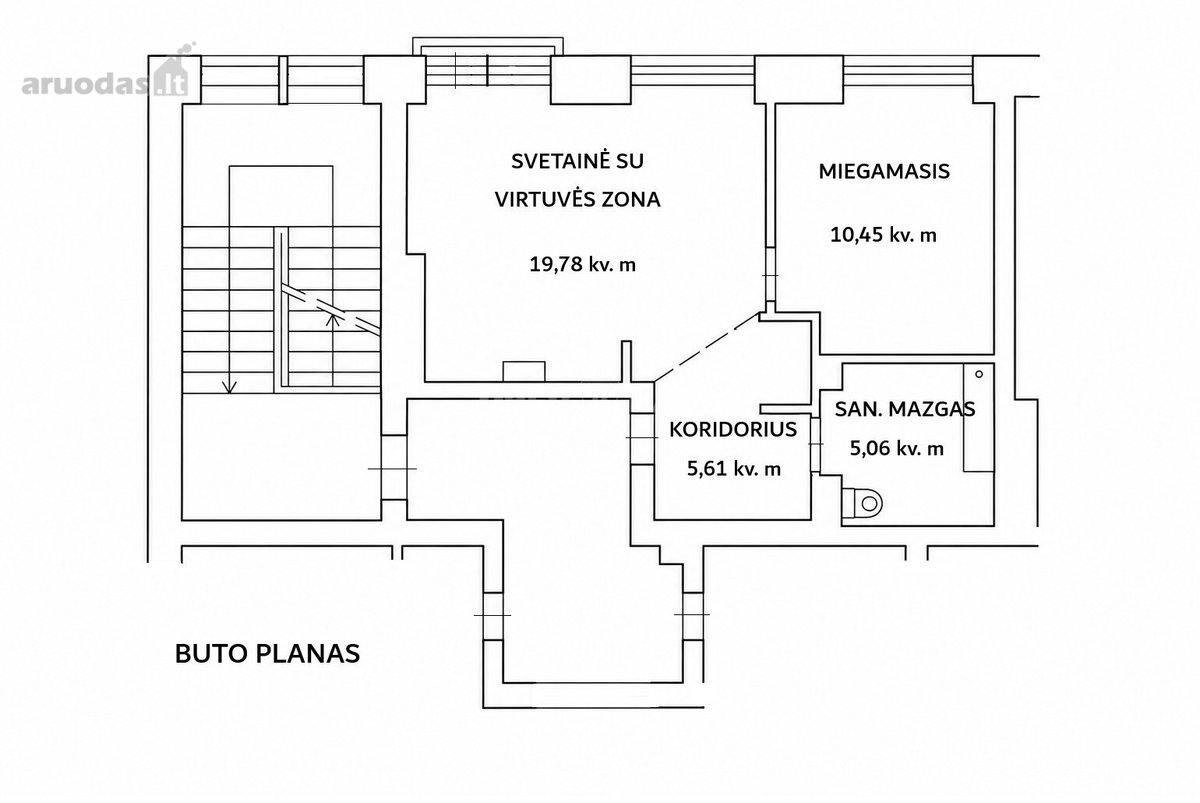 Šiuolaikiškai suremontuotas, labai tvarkingas - nuotraukos Nr. 13