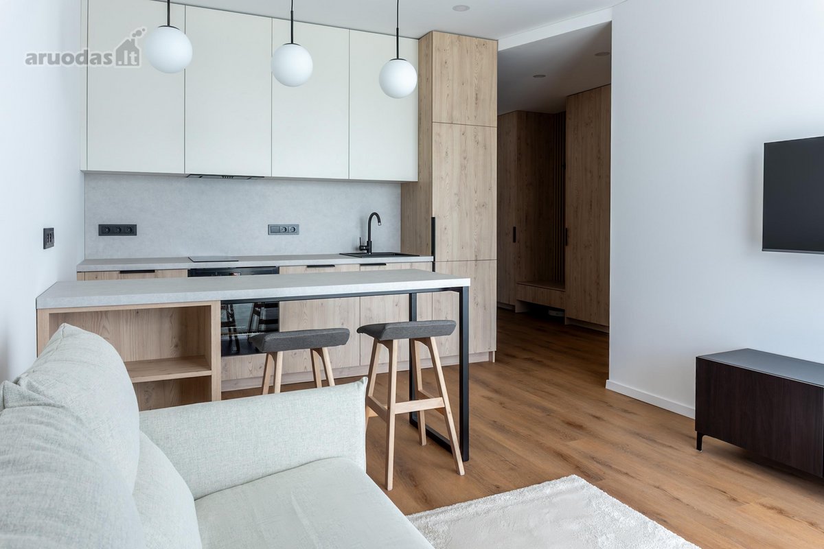 Naujai įrengtas ir dar negyventas 36 m² butas - nuotraukos Nr. 2