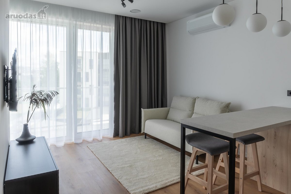 Naujai įrengtas ir dar negyventas 36 m² butas - nuotraukos Nr. 6