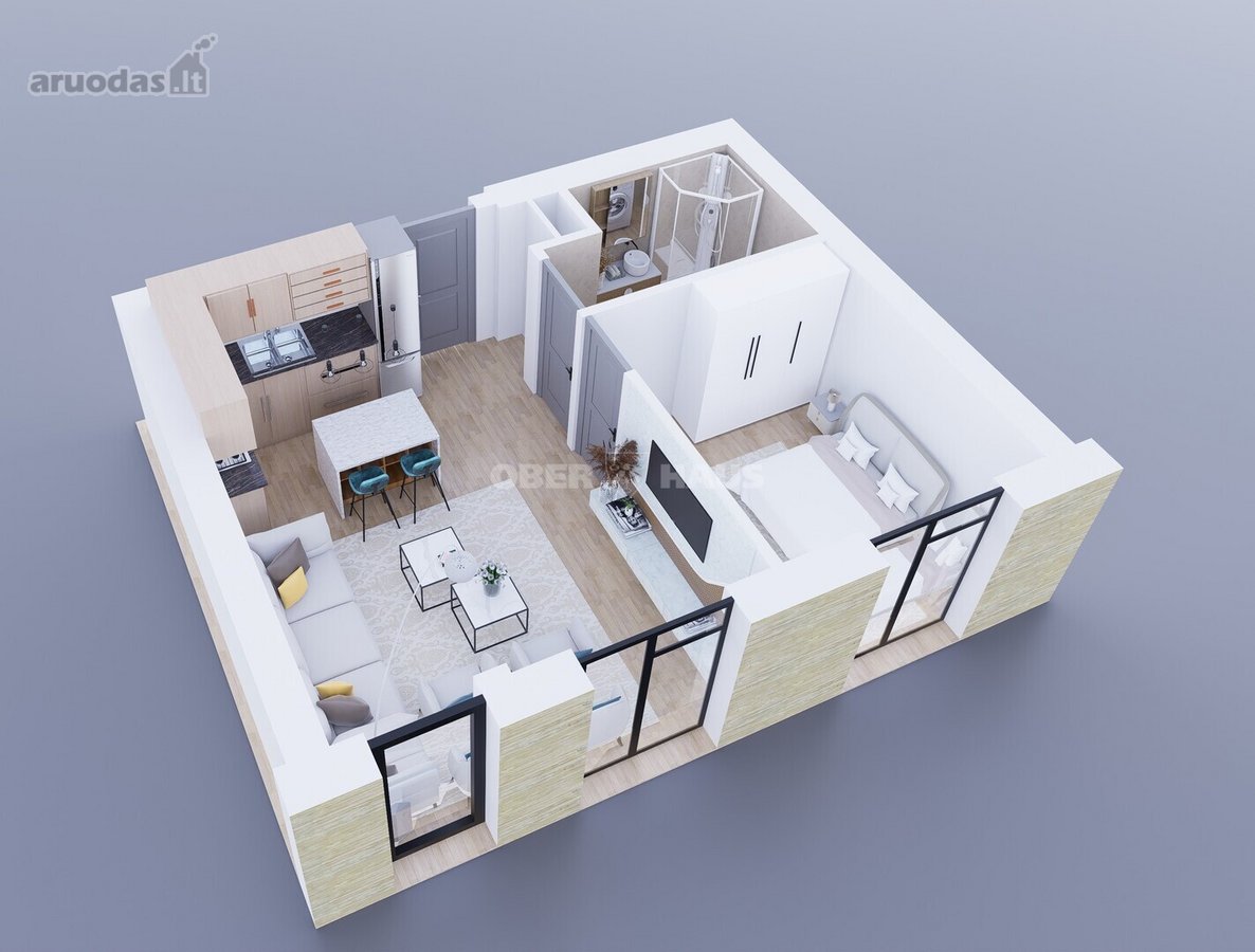 Kaštonų apartamentai – tai naujas, modernus - nuotraukos Nr. 34
