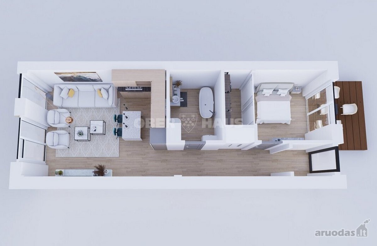 Kaštonų apartamentai – tai naujas, modernus - nuotraukos Nr. 31