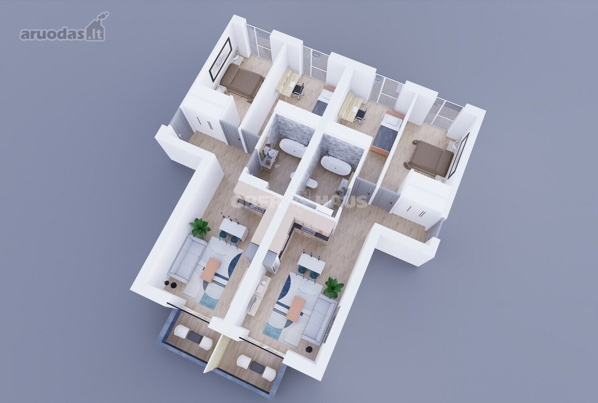 Kaštonų apartamentai – tai naujas, modernus - nuotraukos Nr. 25