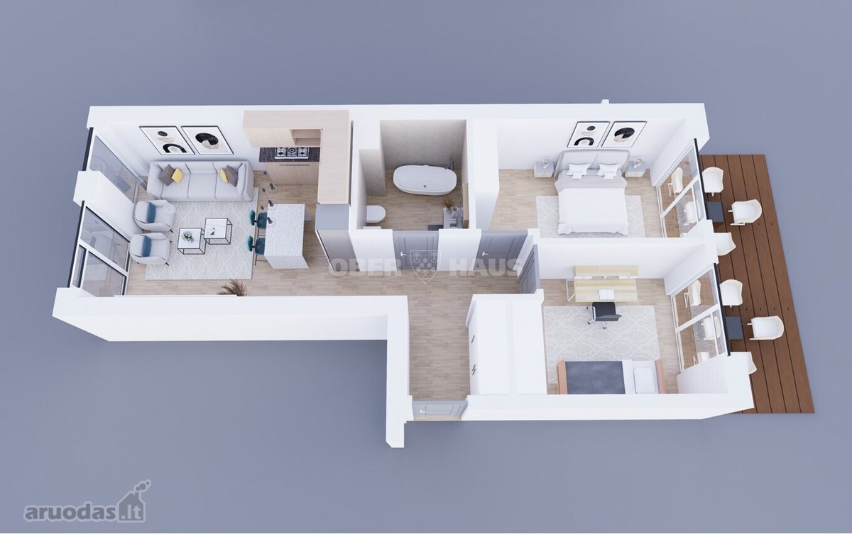 Kaštonų apartamentai – tai naujas, modernus - nuotraukos Nr. 26