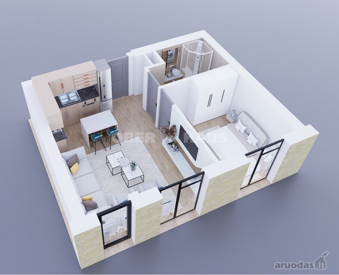 Kaštonų apartamentai – tai naujas, modernus - nuotraukos Nr. 27