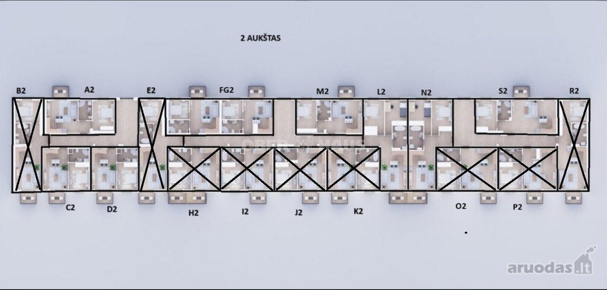 Kaštonų apartamentai – tai naujas, modernus - nuotraukos Nr. 29