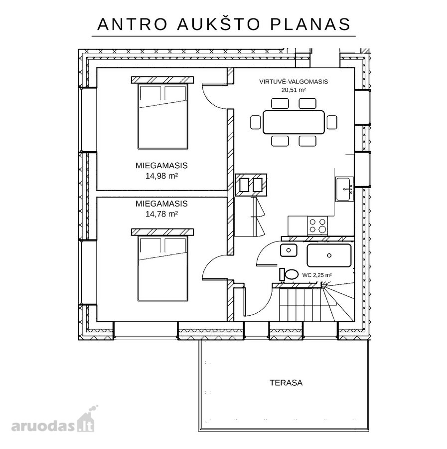 Išskirtinė namų valda greta centro - nuotraukos Nr. 21