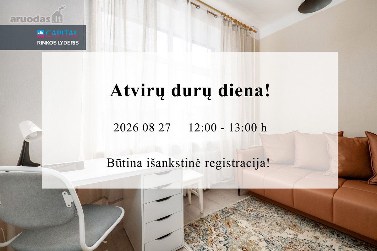 Parduodamas Jaukiai Įrengtas Studijos Tipo - nuotraukos Nr. 2