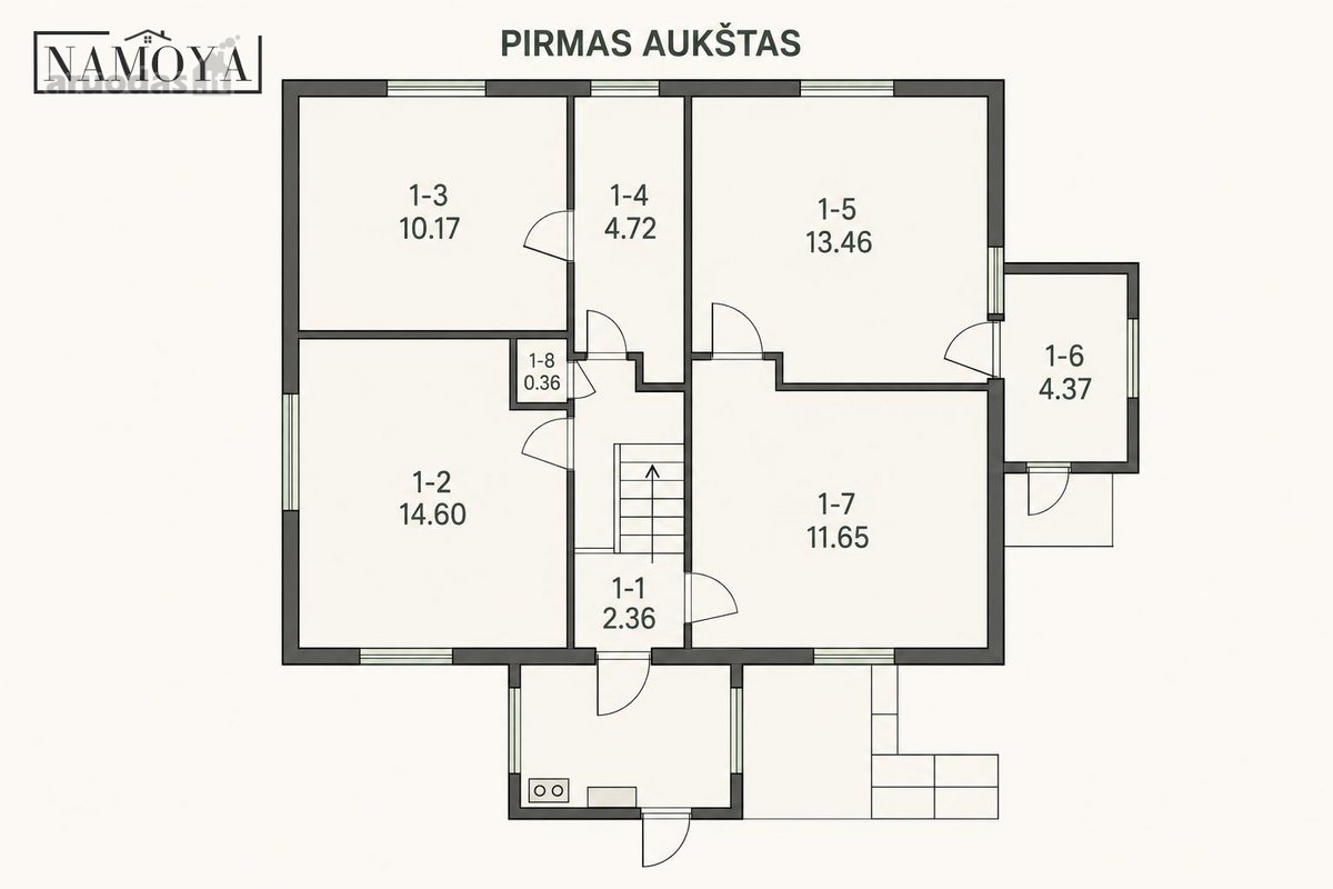 Reta, unikali galimybė įdomiam namo projektui - nuotraukos Nr. 13