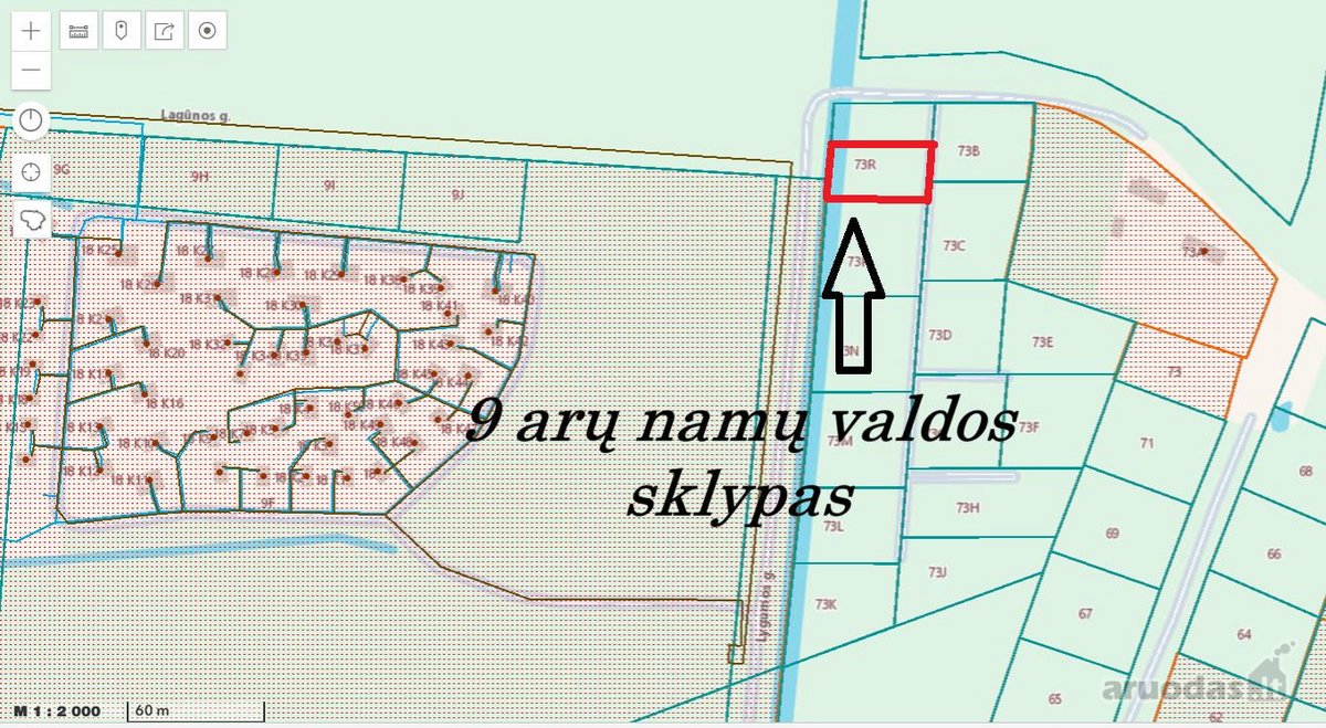 Parduodamas 9 arų namų valdos sklypas Žibų g. - nuotraukos Nr. 3