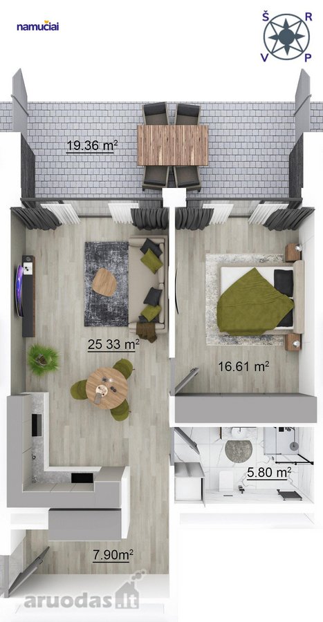 Tik Jonučiuose gali atsirasti namai, kuriuos - nuotraukos Nr. 2