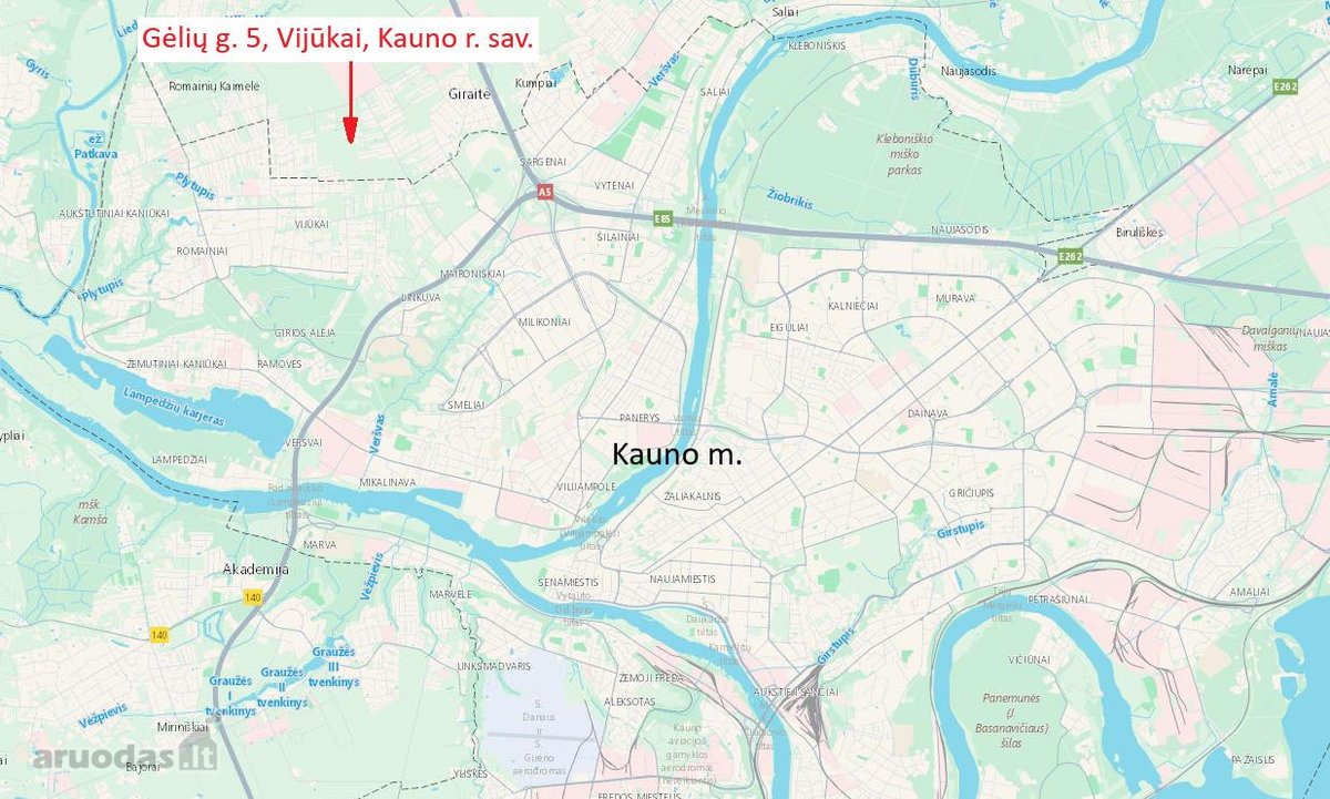 Parduodamas namų valdos sklypas Gėlių g. - nuotraukos Nr. 2