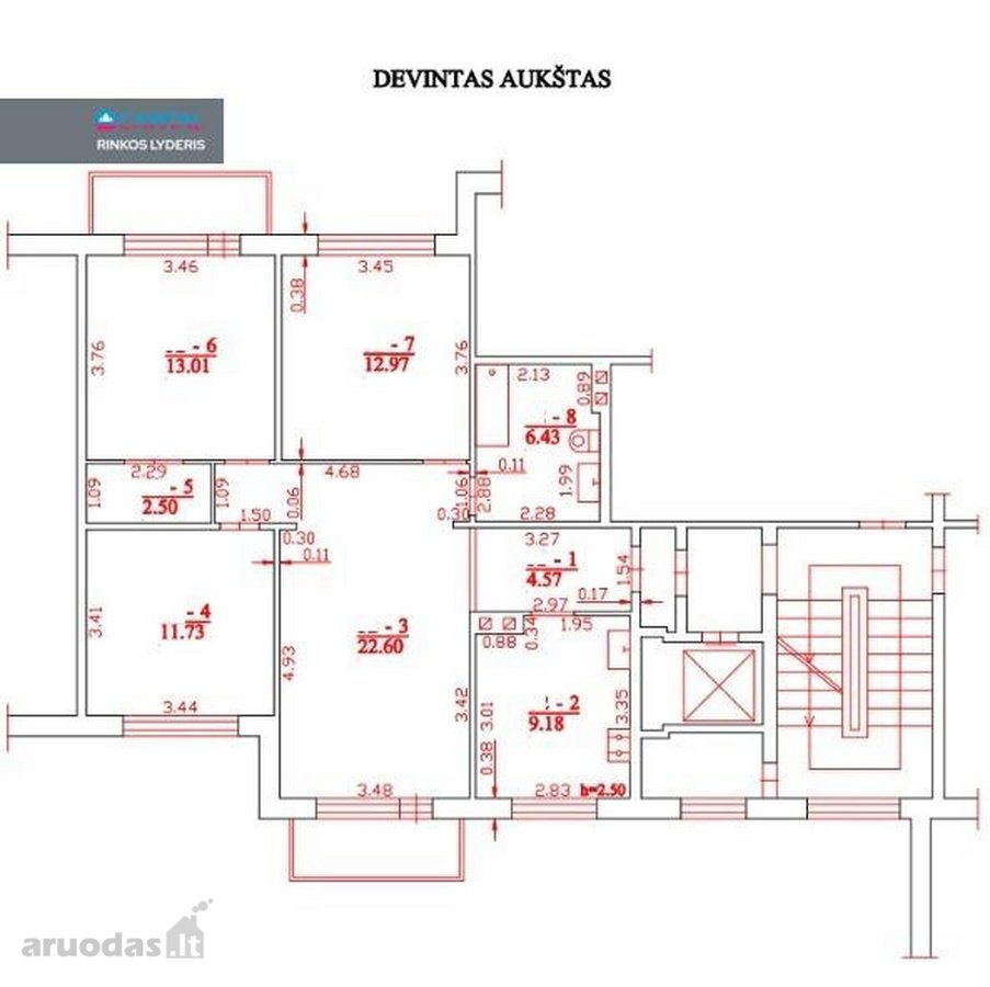 Parduodamas Erdvus 4 Kambarių Butas - nuotraukos Nr. 22