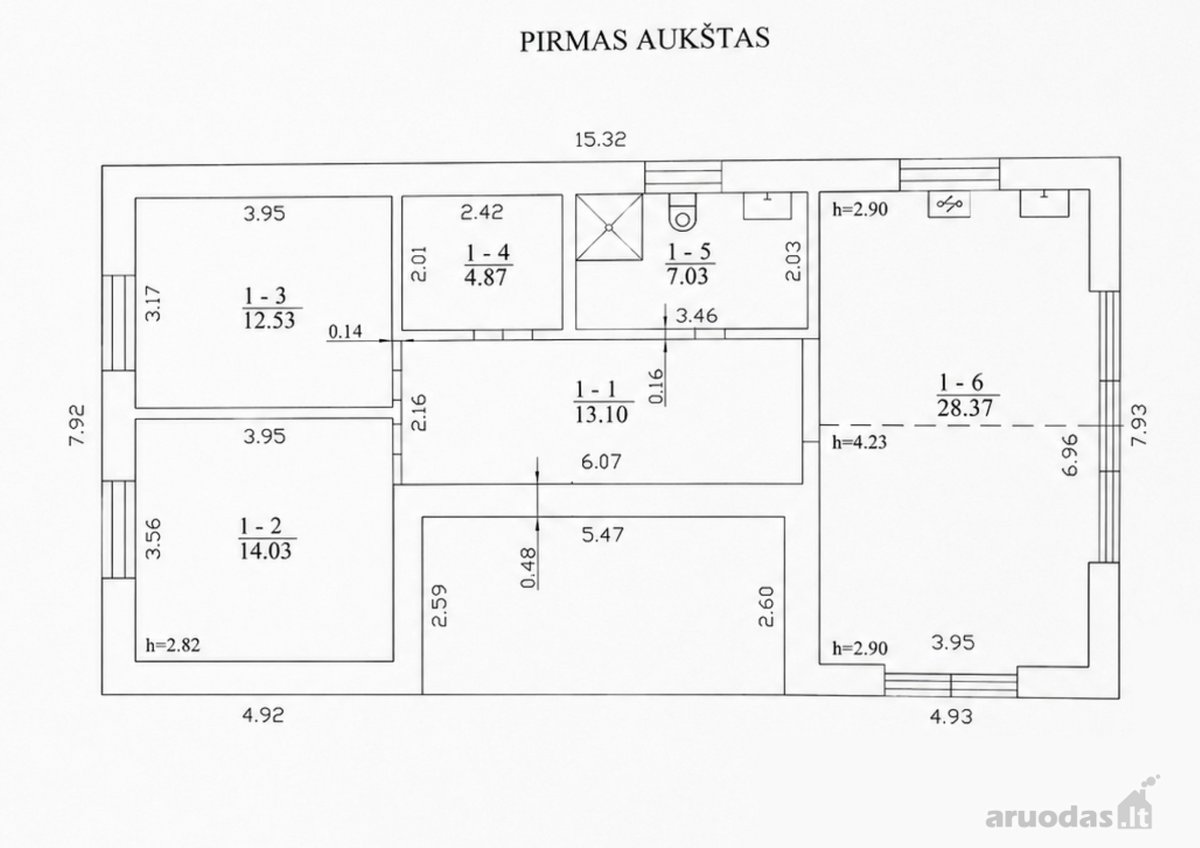 Naujos Statybos Namas Trakuose – Aušros G.  - nuotraukos Nr. 6
