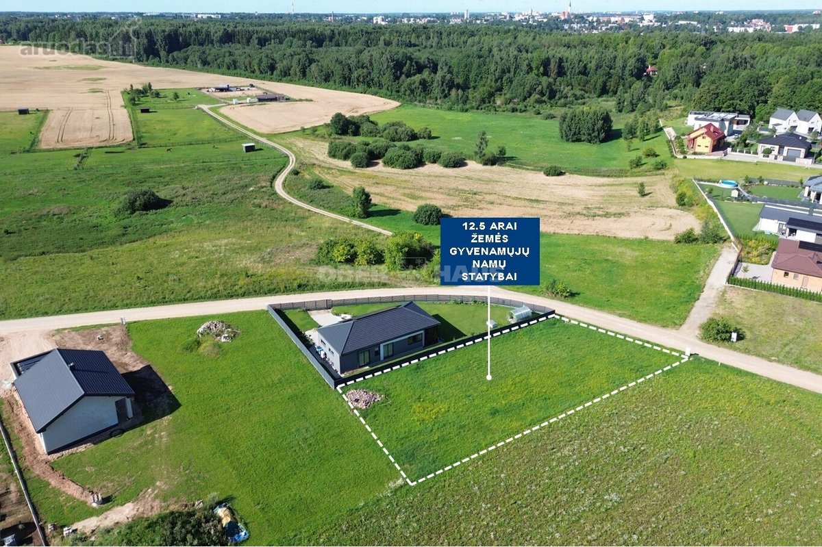 Parduodamas erdvus 12.50 arų žemės sklypas, - nuotraukos Nr. 4