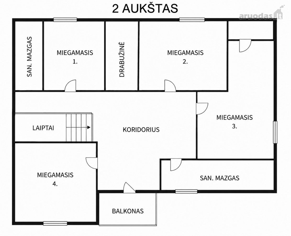 6 Namų Projektas Gamtos Apsuptyje  151 Kv. M - nuotraukos Nr. 36