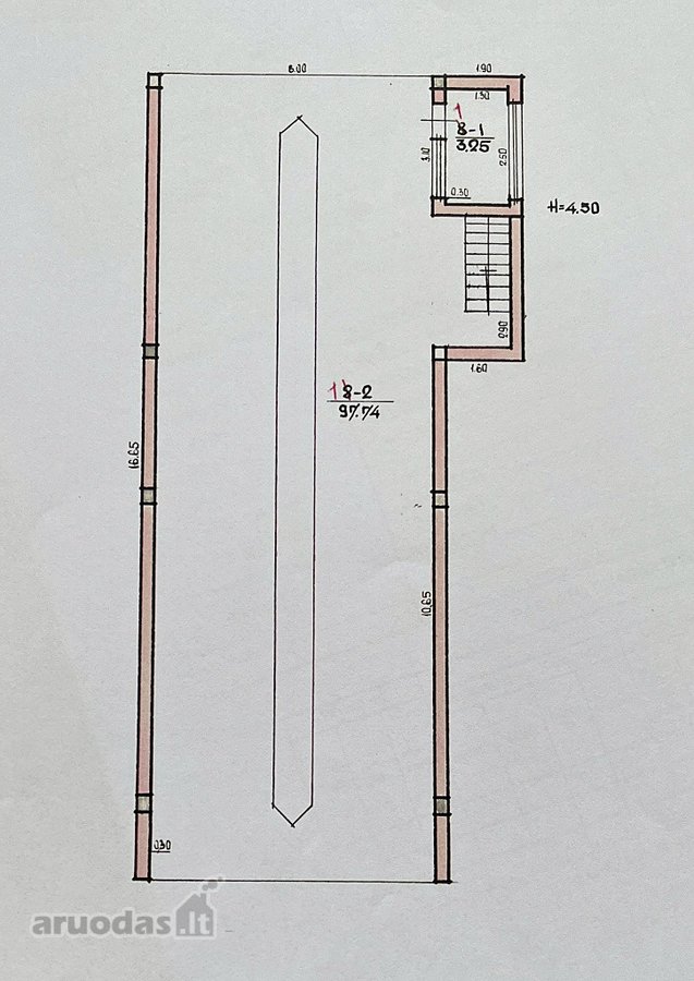 Parduodamos 101 kv.m. pastatas-pravažiavimo - nuotraukos Nr. 9