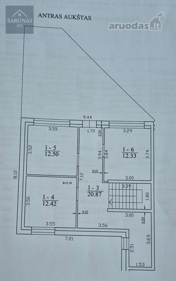 Išskirtinis 4 kambarių namas su vaizdu į - nuotraukos Nr. 12