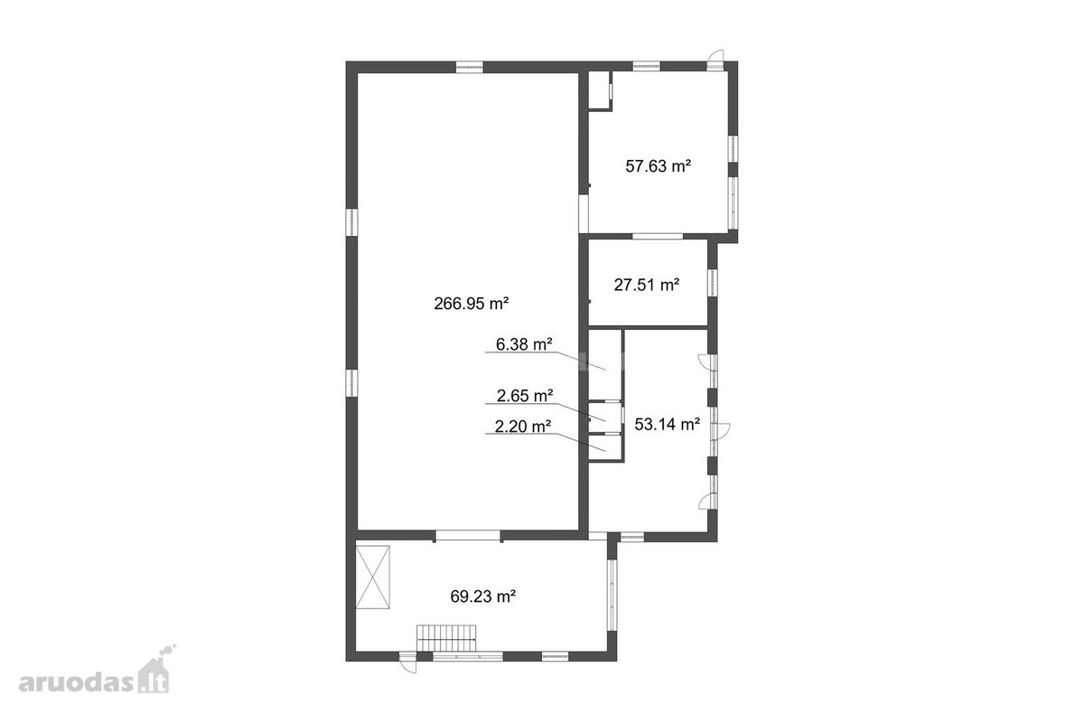 Parduodamas 986,26 m², 2-jų aukštų - nuotraukos Nr. 17