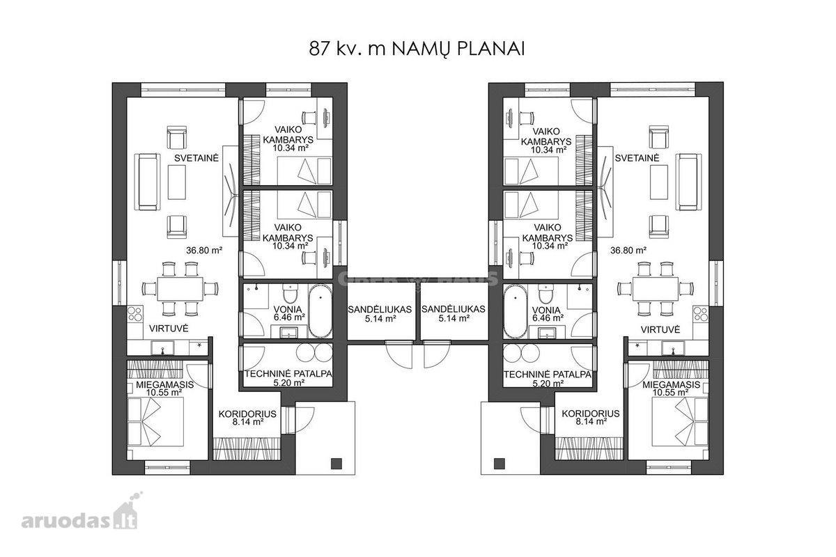Naujai pastatyti, pilnai įrengti nedideli - nuotraukos Nr. 7