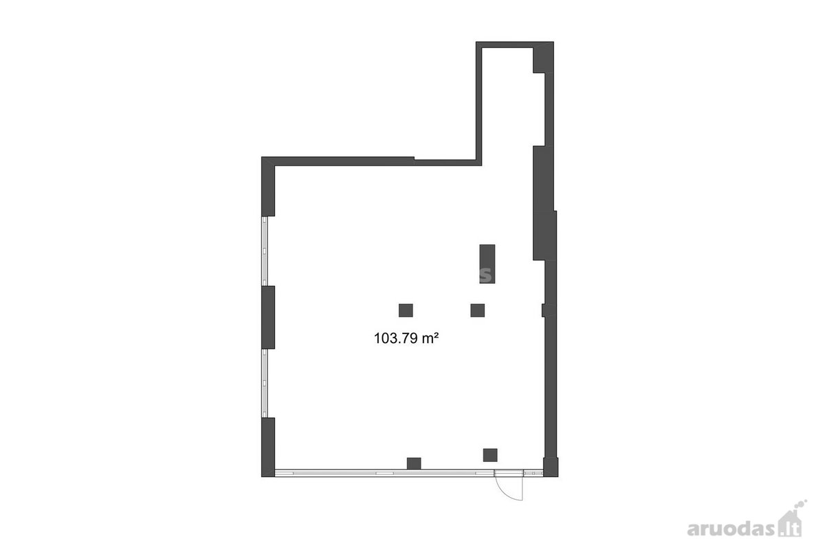 Parduodamos prekybinės paskirties 102.7 m² - nuotraukos Nr. 7
