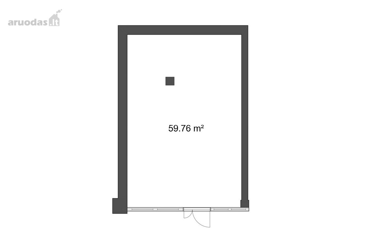 Parduodamos administracinės paskirties 60 m² - nuotraukos Nr. 8