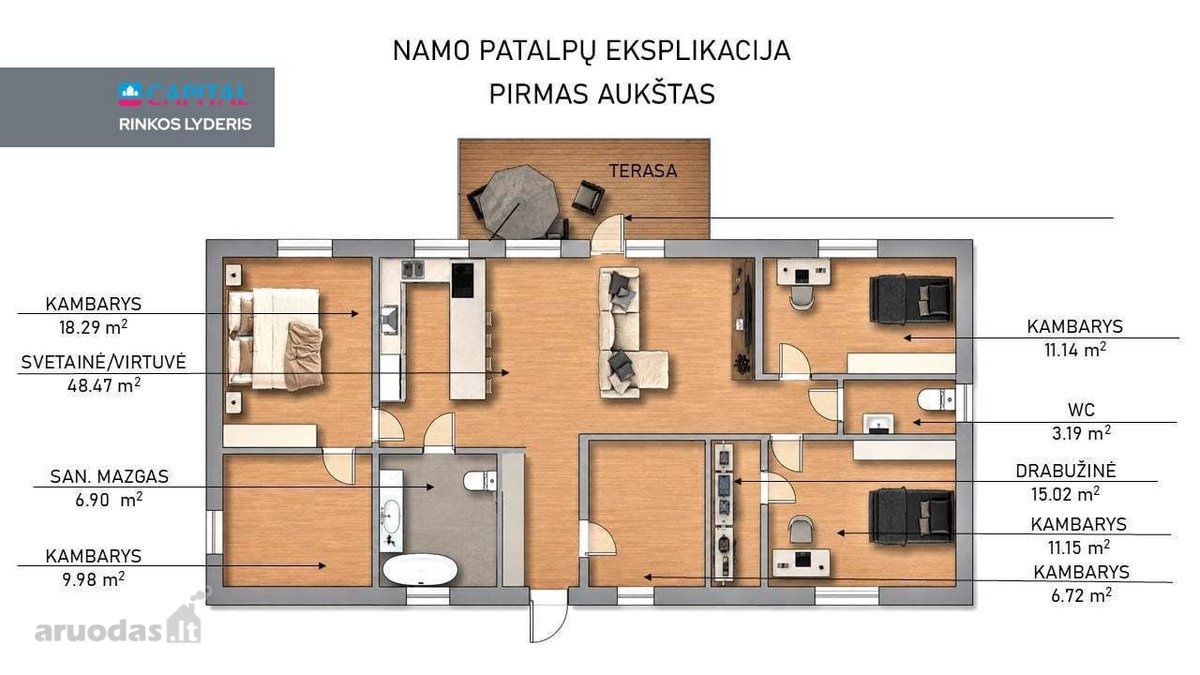 Parduodamas B Klasės Namas Vaidotuose! - nuotraukos Nr. 29