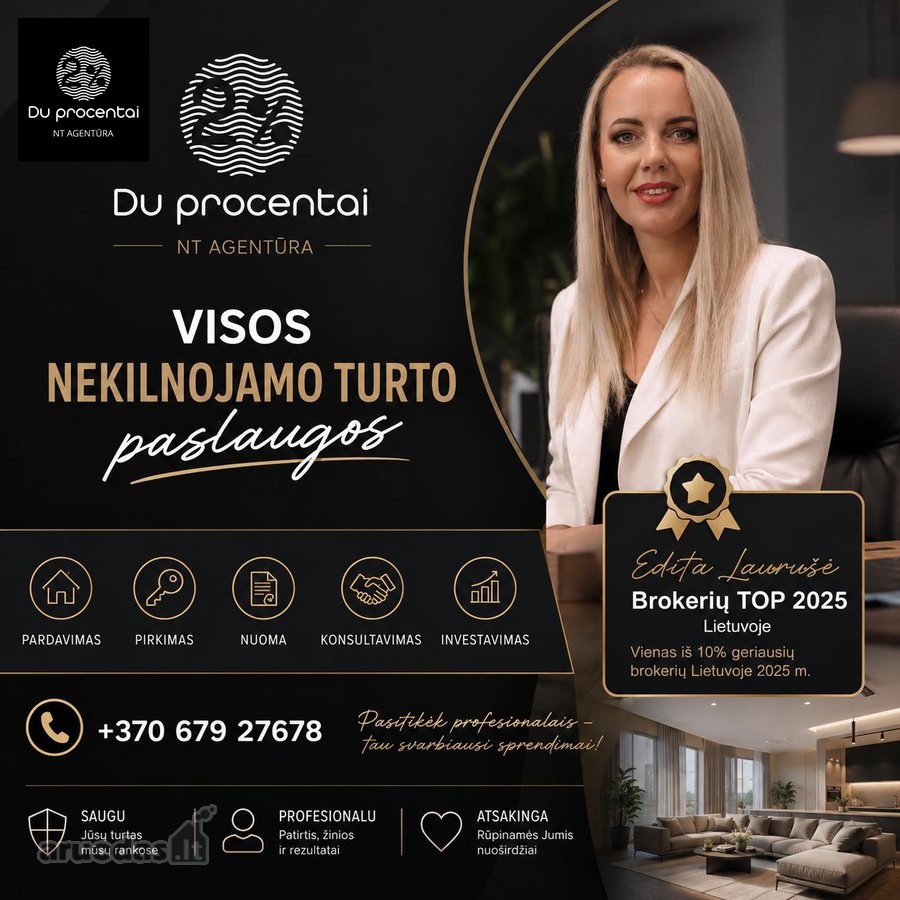 Nt agentūra „Du Procentai“ 2% siūlo! - nuotraukos Nr. 9
