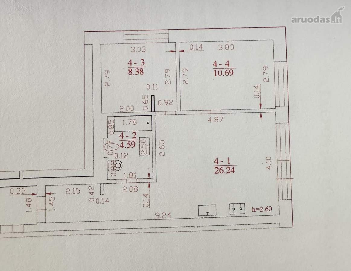 Parduodamas Pilnai Įrengtas 3 Kambarių Butas - nuotraukos Nr. 24