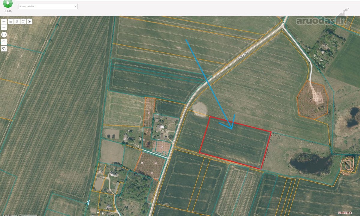 Parduodamas 2,19 ha (219 a) žemės ūkio - nuotraukos Nr. 3