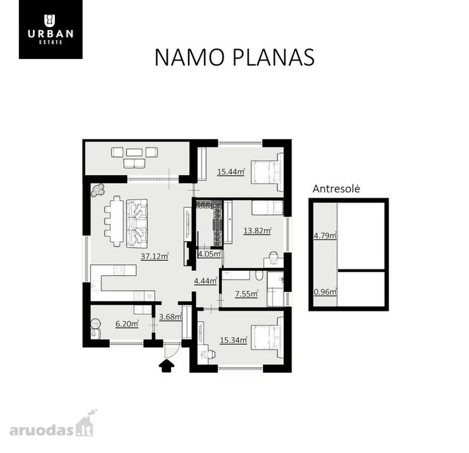 Modernus, Kokybiškos Statybos Namas Aukštomis - nuotraukos Nr. 24