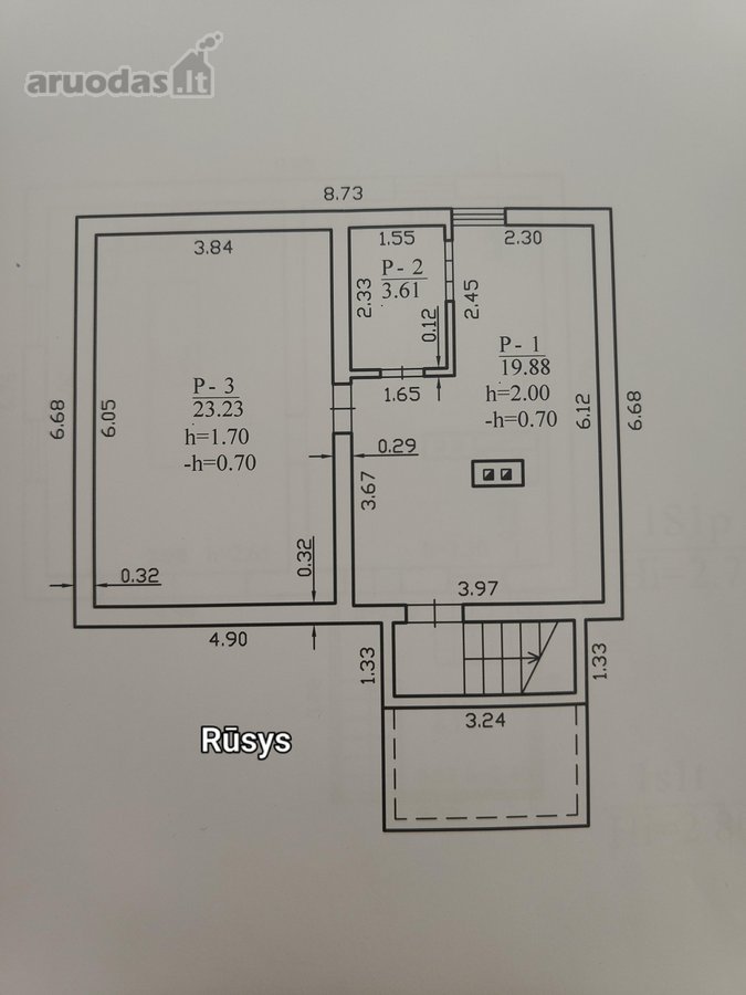 Parduodamas 5,93 A Sklypas Su Mūriniu Namu - nuotraukos Nr. 15