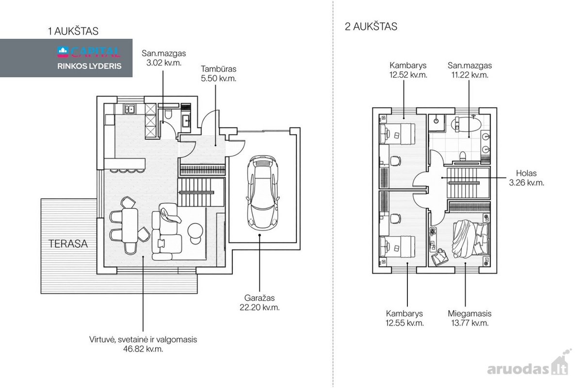 Naujai Statomas 4 Namų Kvartalas – Moderniam - nuotraukos Nr. 12