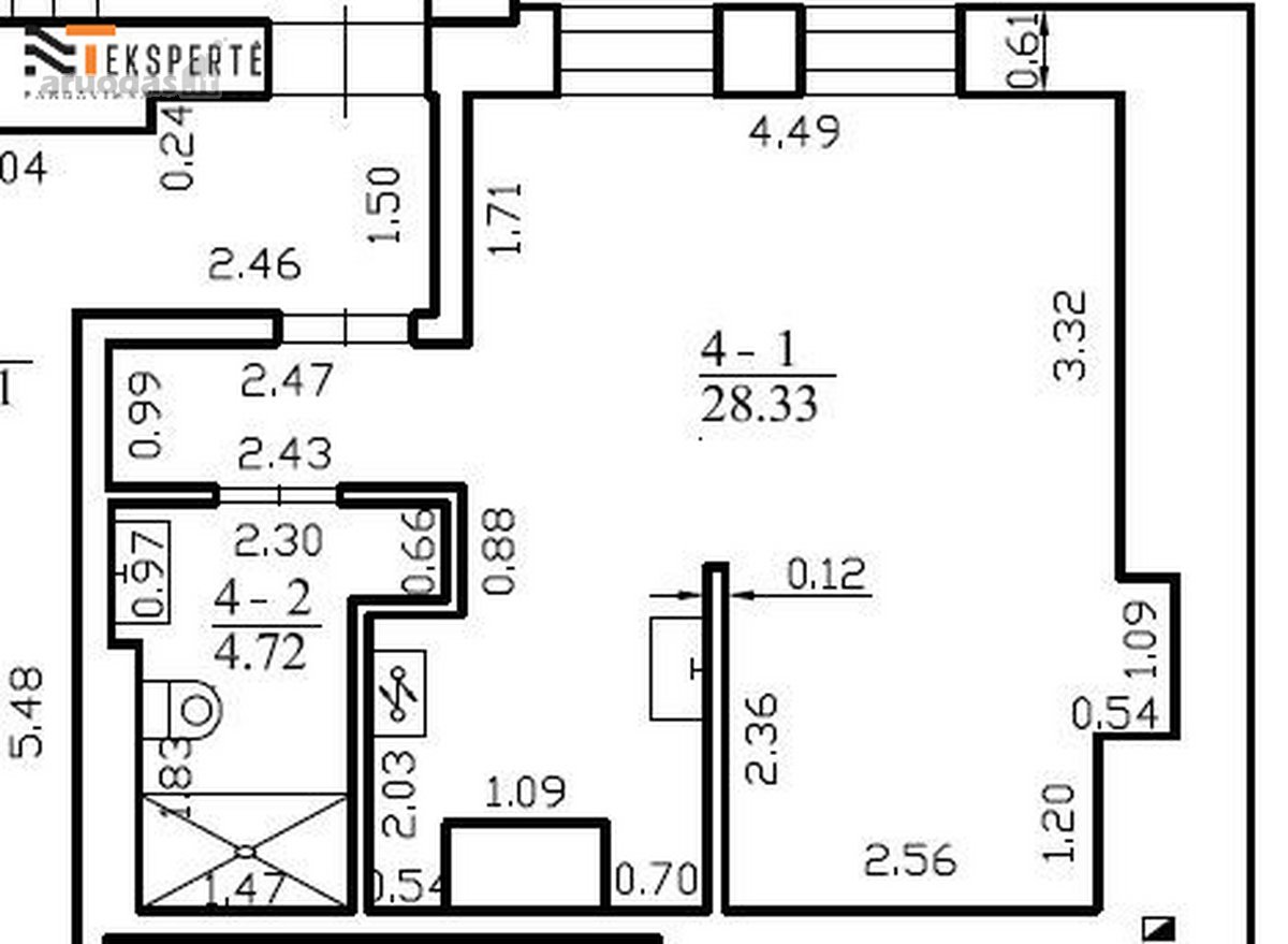 Kauno centre, Laisvės AL.43, išnuomojamas - nuotraukos Nr. 11
