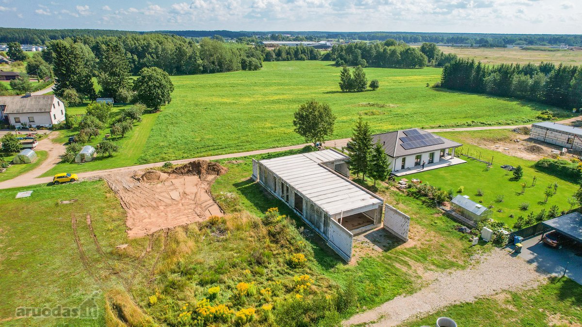 Parduodamas Prie Miško Pradėtas Statyti Namas - nuotraukos Nr. 5