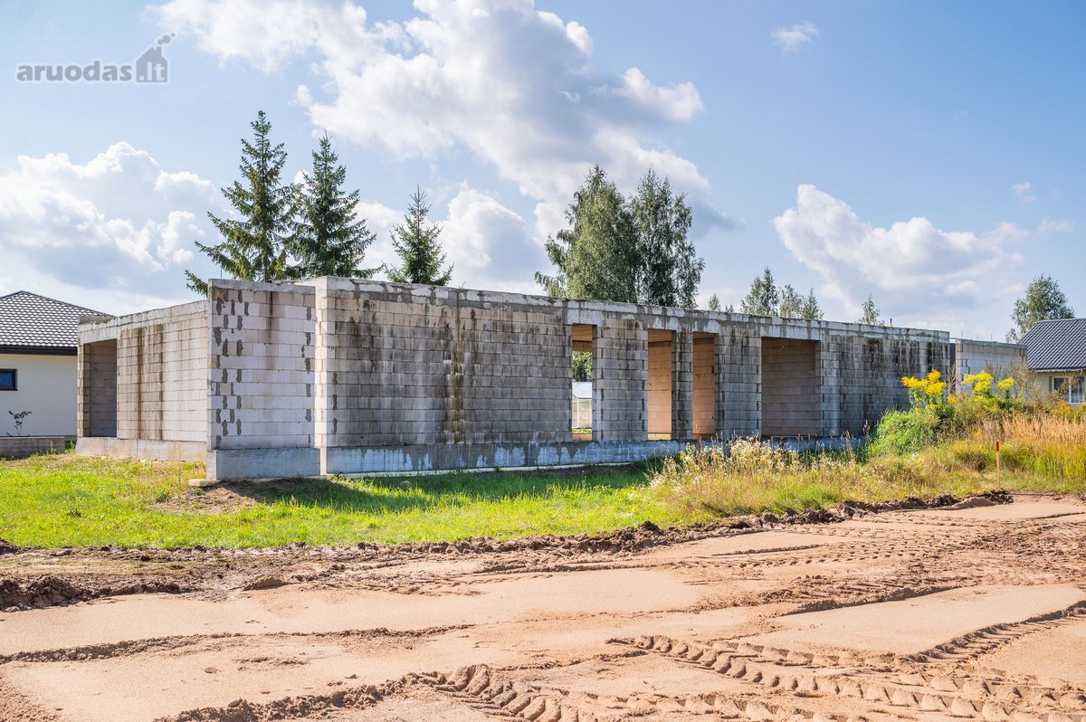 Parduodamas Prie Miško Pradėtas Statyti Namas - nuotraukos Nr. 8