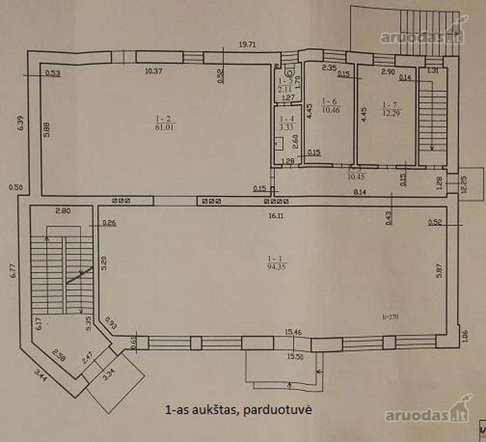 Nuomojamos prekybinės patalpos šalia vienos - nuotraukos Nr. 3