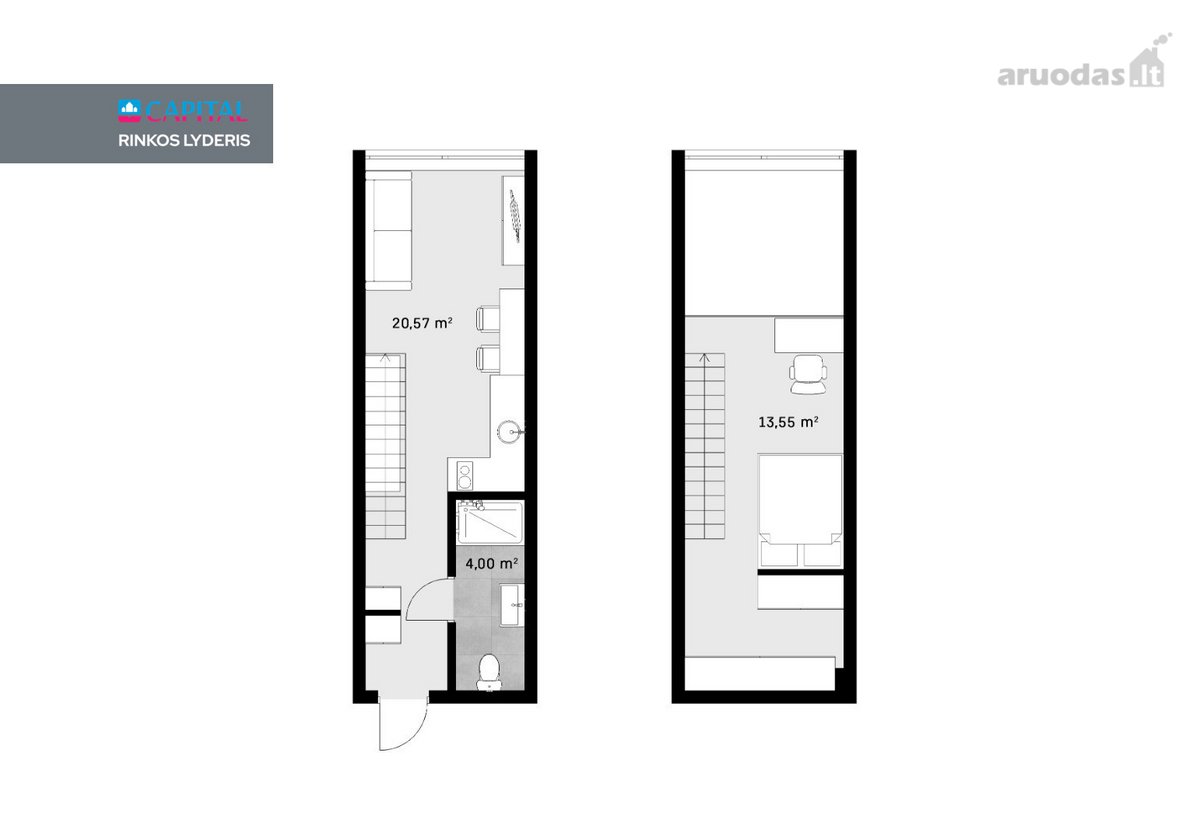 Vytenio Gatvėje , Naujamiestyje, "Loft - nuotraukos Nr. 15