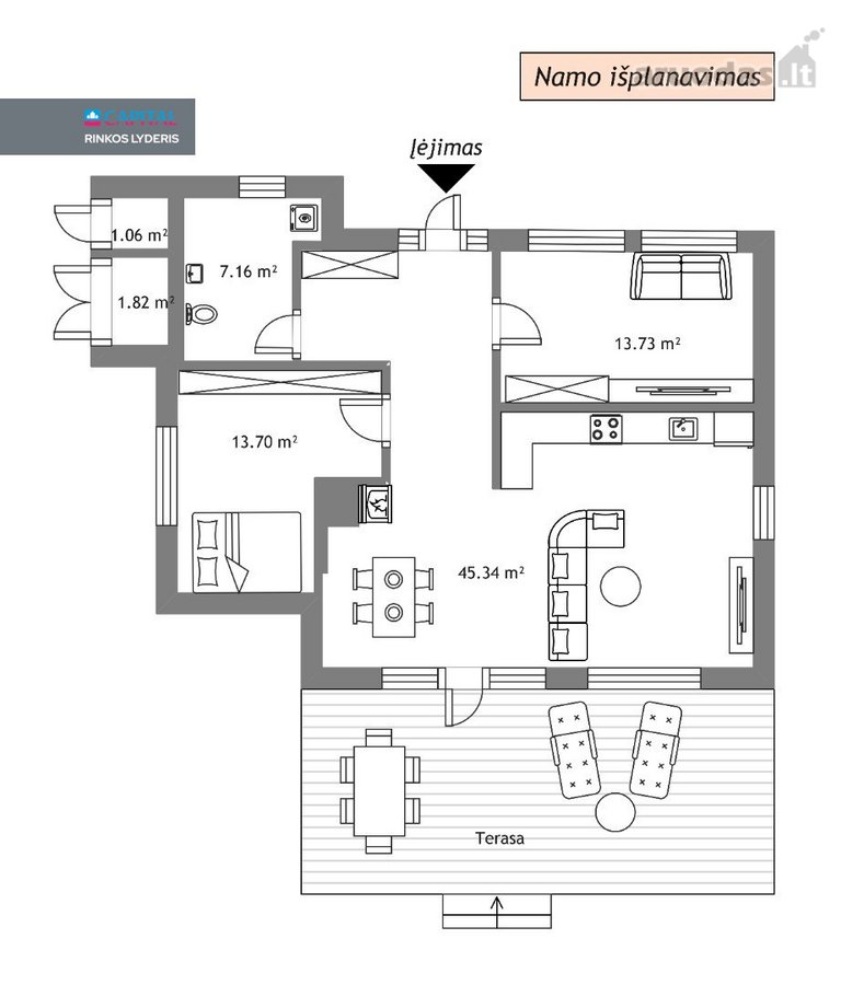 Jauki Sodyba Išpuoselėtos Gamtos Apsuptyje - nuotraukos Nr. 48