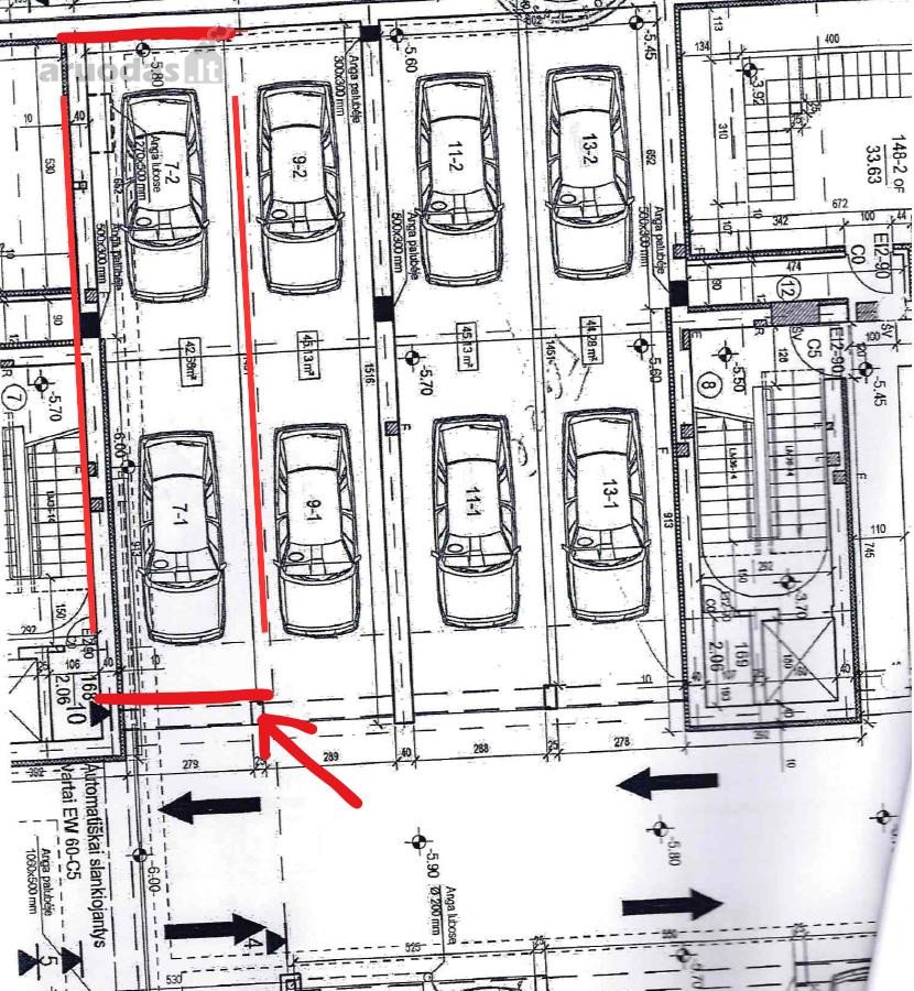 Išnuomojamas dvigubo (2 automobiliams) dydžio - nuotraukos Nr. 2