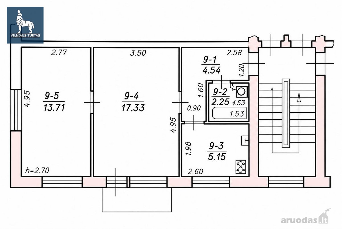 Nuomojamas 2 Kambarių Butas Brolių G. 8, Vilniuje - nuotraukos Nr. 10