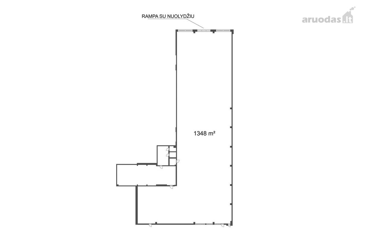 Išnuomojamos 1 348 m² sandėliavimo patalpos - nuotraukos Nr. 8
