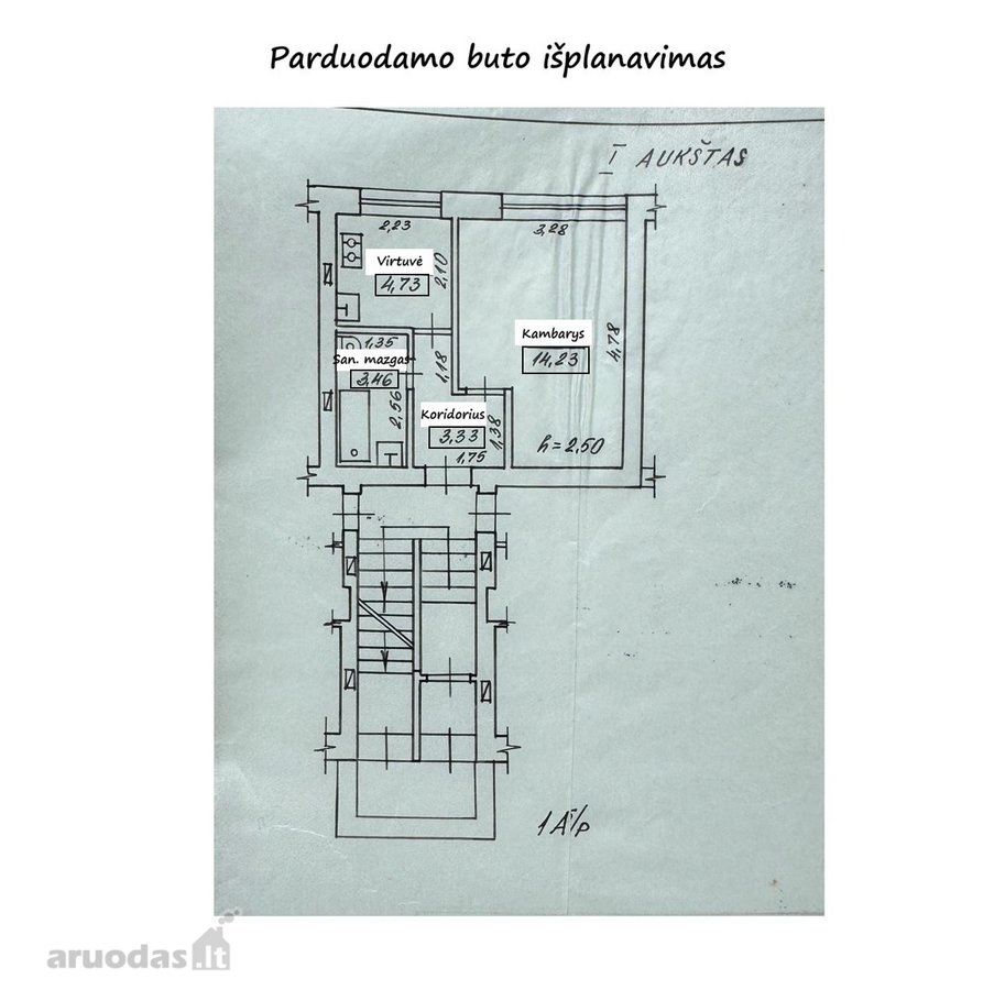 Parduodamas tvarkingas ir ekonomiškas vieno - nuotraukos Nr. 13