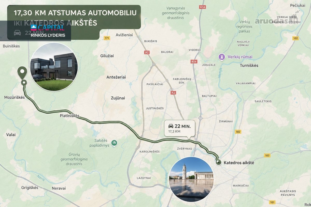 A++ Klasės Namas Čekoniškėse Su 9,5 A Sklypu - nuotraukos Nr. 31