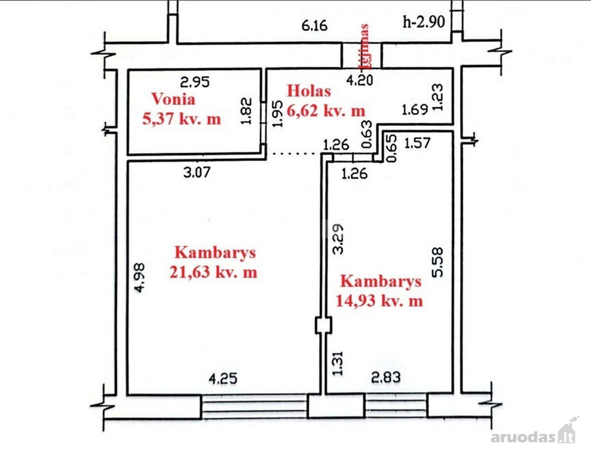 Parduodamas 2 Kambarių Butas Velžyje – - nuotraukos Nr. 15