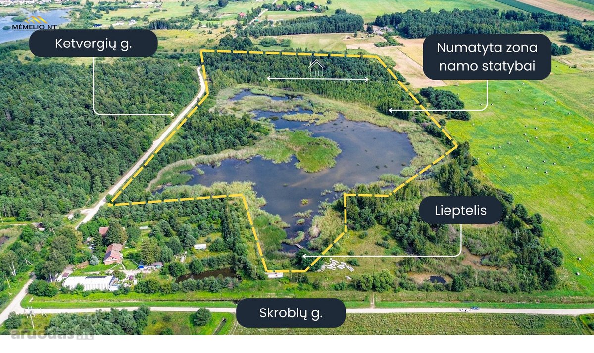 Parduodamas išskirtinis sklypas su vandens - nuotraukos Nr. 3