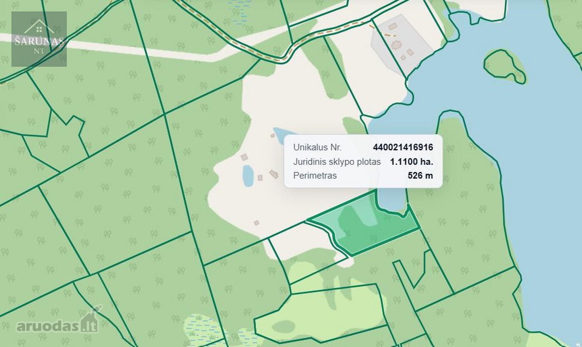Parduodamas 2 Ha Žemės Sklypas Su Pakrante - nuotraukos Nr. 12