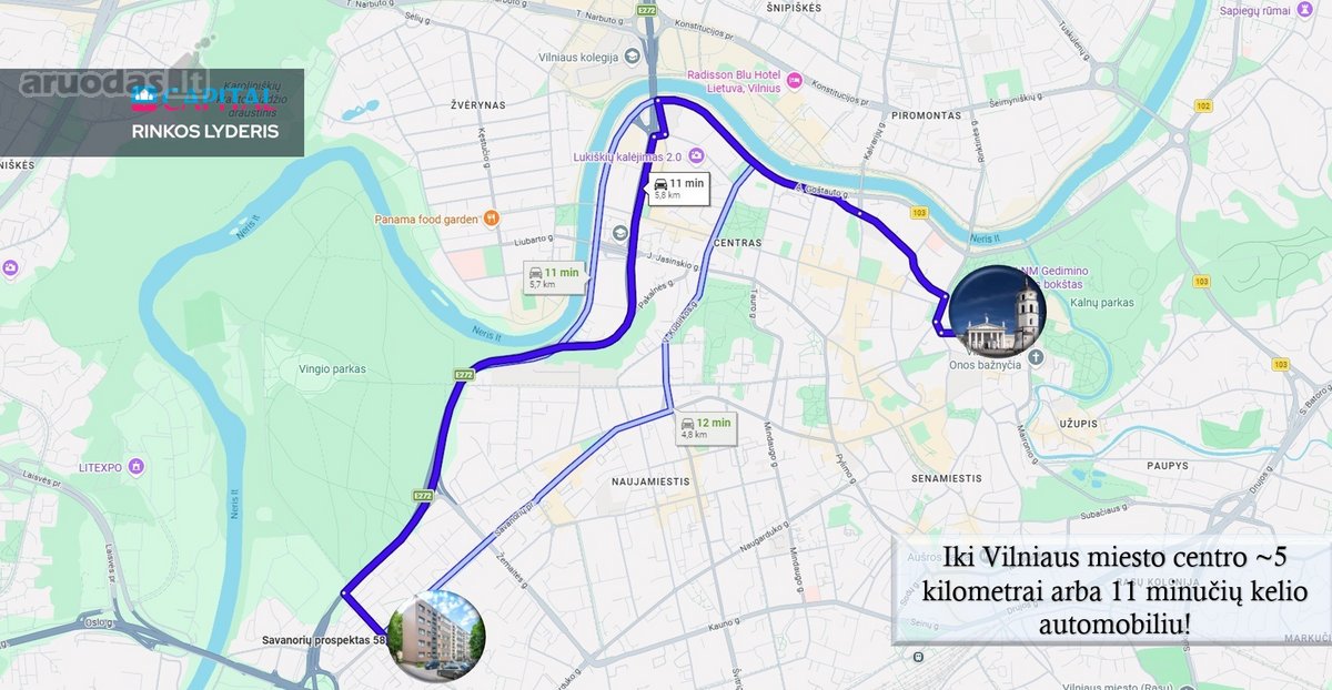 Parduodamas Pilnai Įrengtas 2 Kambarių Butas - nuotraukos Nr. 22