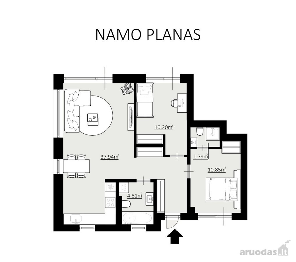 Parduodamas Šviesus, Funkcionaliai - nuotraukos Nr. 32