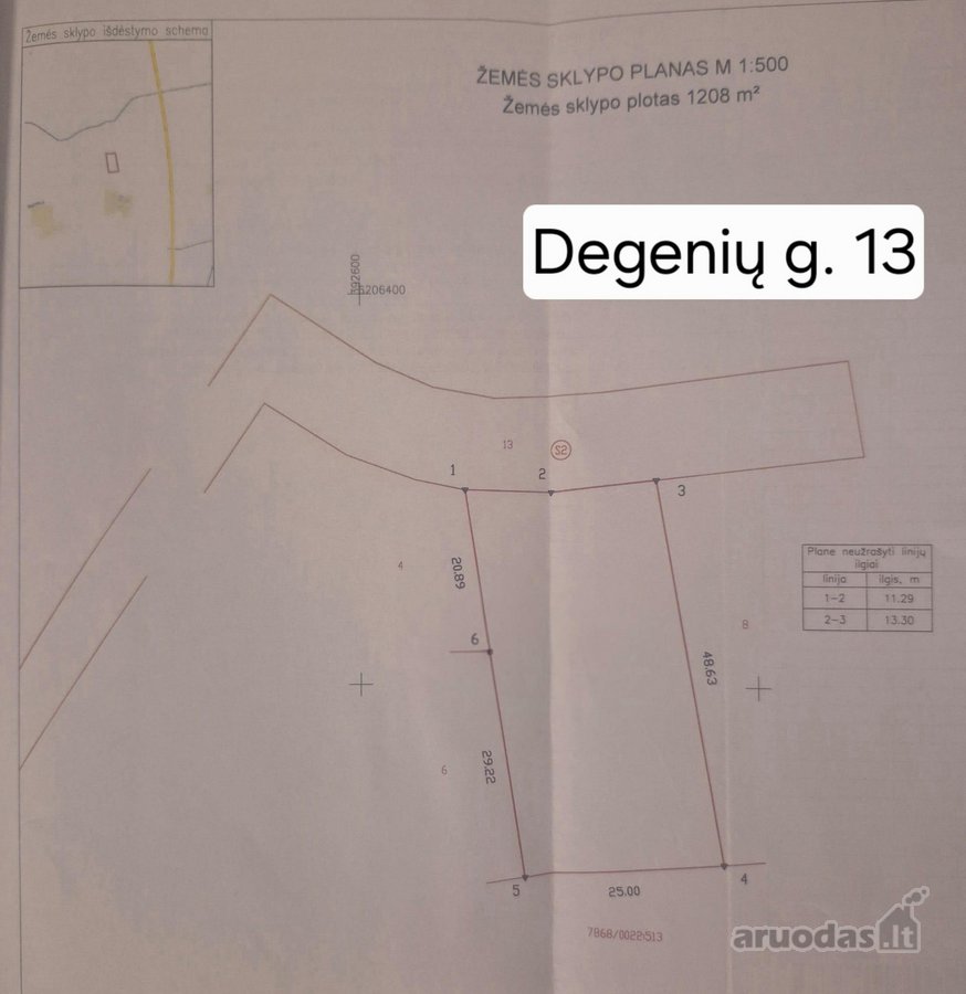 Parduodami namų valdos sklypai Telšių m. - nuotraukos Nr. 2